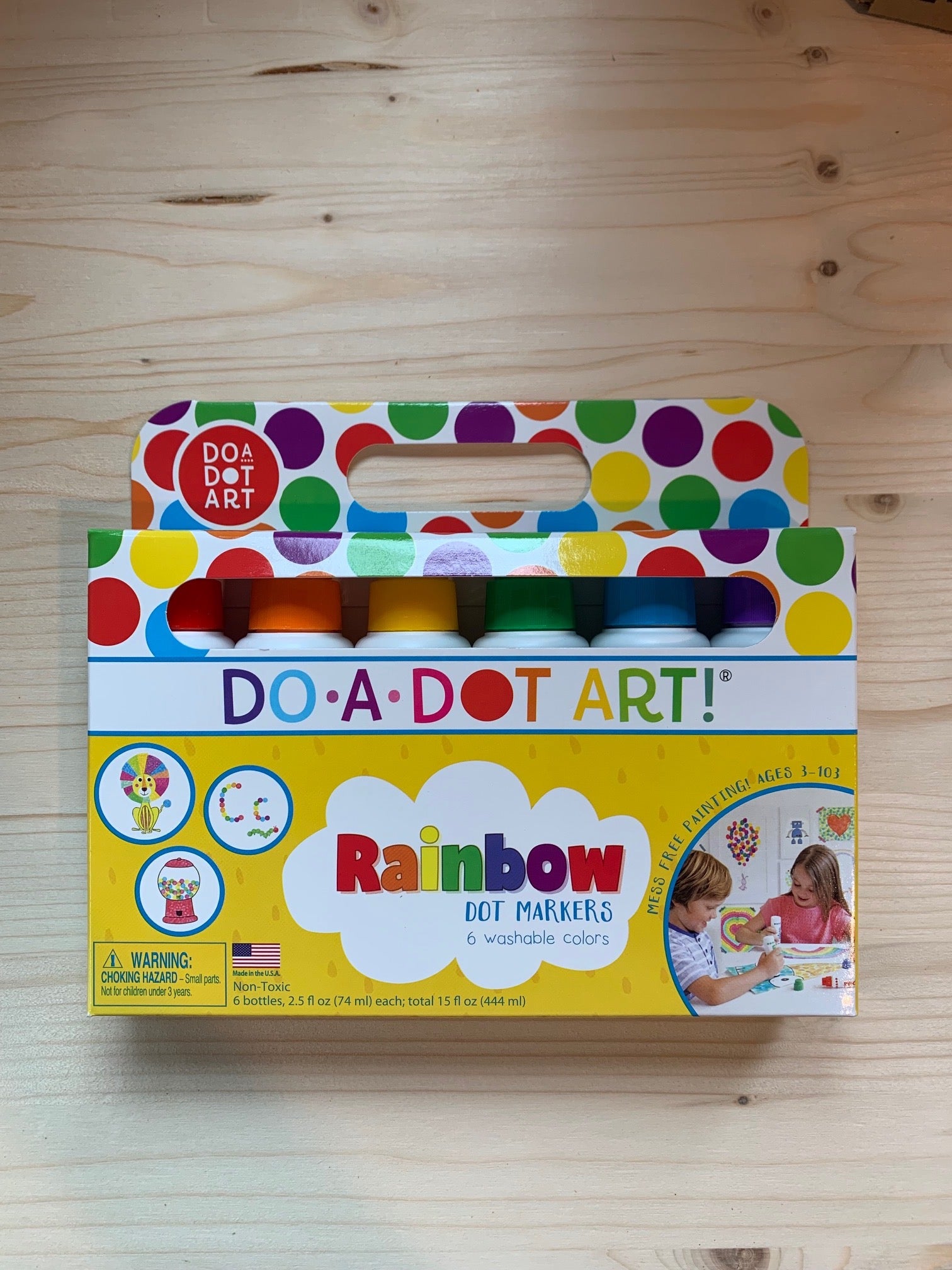Do A Dot - 6 Rainbow Markers